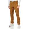 Image de Carhartt Straight Fit Stretch Duck Double Front Pantalon utilitaire de travail, Marron, 38W x 32L Homme
