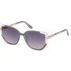Image de Guess GU7882 Lunettes, Gris/Other, 55/15/135 pour femme, Autres gris