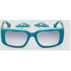Image de Guess GU7891 Lunettes, Shiny Turquoise, 53/18/140 pour femme, Bleu turquoise, effet brillant