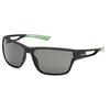 Image de Timberland TB00001 Lunettes de Soleil Homme, Lunettes de Soleil Décontractées Légères, Forme Lentille Rectangulaire, Étui Inclus, Verres Vert Polarisé, Noir Mat