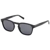 Image de Timberland TB00007 Lunettes de Soleil Homme, Lunettes de Soleil Décontractées Légères, Forme Lentille Ronde, Étui Inclus, Verres Fumés Polarisés, Noir Mat