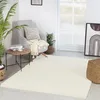 Image de Livabliss Hirsute - Salon en berbère Moderne 120x180 cm, Doux et hirsutes pour Chambre - Moelleux bohème Neutre, Easy Care, Poil épais en Peluche - Grand, Blanc