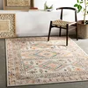 Image de Livabliss Dublin Tapis Vintage - Tapis de Salon, Salle à Manger, Chambre, Cuisine - Boheme Chic, Design Traditionnel Oriental Ethnique, Coloré Poil Court 140x200 cm - Rose, Gris, Orange