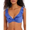 Image de Freya Haut de Bikini Standard Jewel Cove à Armatures pour Femme, Bleu Azur uni, 80E