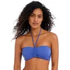 Image de Freya Jewel Cove Bandeau Underwire Bikini Top Haut, Bleu Azur uni, 80D Femme