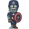 Image de Funko Vinyl Soda: Marvel: What If? Zombie Captain America - Glow in The Dark Chase - (Styles May Vary) - Marvel What If - Figurine en Vinyle à Collectionner - Idée de Cadeau - Produits Officiels