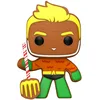Image de Funko Pop! Heroes: DC Holiday - Aquaman - Pain D'épices - DC Comics - Figurine en Vinyle à Collectionner - Idée de Cadeau - Produits Officiels - Jouets pour Les Enfants et Adultes
