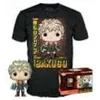 Image de Funko My Hero Academia - Booble Head Pop N° 249 - Bakugo (MT) +T-Shirt (S)