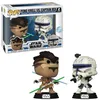 Image de Funko Star Wars : Clone Wars Pong Krell Vs Captain Rex US Lot de 2 Figurines Pop Exclusives Multicolore