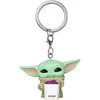 Image de Funko Pop! Keychain: Star Wars - The Mandalorian and Grogu - Grogu - Porte-clés Porte-clés Fantaisie - Mini-Figurine de Collection - Petit Cadeau de Noël - Idée Cadeau - Produit Officiel
