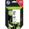 Image de HP 62 Encre dorigine pack bundle noir, cyan, magenta, jaune N9J71AE Encre