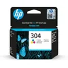 Image de HP 304 Cartouche d'Encre Trois Couleurs Authentique (N9K05AE), Tri-Colour