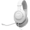 Image de JBL Quantum 100M2 Casque gaming filaire circum-auriculaire avec microphone amovible, son JBL QuantumSOUND Signature, câble jack 3,5mm, compatible avec de nombreuses plate-formes, fonction mute, blanc