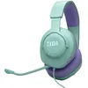 Image de JBL Quantum 100M2 Casque gaming filaire circum-auriculaire avec microphone amovible, son JBL QuantumSOUND Signature, câble jack 3,5mm, compatible avec de nombreuses plate-formes, bleu cyan