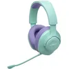Image de JBL Quantum 360 Casque gaming circum-auriculaire sans fil, double connexion 2,4 GHz et Bluetooth, autonomie 22 h, micro amovible, compatible avec plusieurs plateformes, bleu cyan