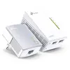 Image de TP-Link Kit Adaptateur CPL WLAN TL-WPA4220 (WLAN 300 Mbit/s, CPL AV600, Clone WiFi, 3 Ports LAN, Plug & Play, Compatible avec Tous Les adaptateurs CPL, idéal pour Le Streaming) Blanc