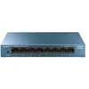 Image de TP-Link Switch Ethernet Gigabit 8 Ports RJ45, Boîtier Métal Bleu, LS108G | Ports 10/100/1000 Mbps, Plug & Play, Compatible avec PC TV Imprimante Caméra Routeur, Idéal pour les PME/Bureaux/Télétravail