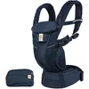 Image de Ergobaby Porte-Bébé Omni Breeze pour nouveau-nés, de la naissance à 20,4 kg, porte-bébé ergonomique 4 positions en Mesh SoftFlex pour portage ventral, sur le côté et dans le dos, Midnight Blue