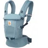 Image de Ergobaby Porte-Bébé Adapt pour nouveau-nés, dès la naissance, porte-bébé ergonomique 3 positions en Mesh SoftFlex pour portage ventral et dorsal, Slate Blue
