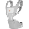Image de Porte-bébé Ergobaby Alta Hip Seat avec siège de hanche pour bébés et jeunes enfants à partir de 4 mois (5,5 kg - 20,4 kg), porte-bébé avec siège de hanche en Mesh SoftFlex, Pearl Grey