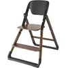 Image de Ergobaby La Chaise Evolve - Base de la chaise haute, ergonomique pour jeunes enfants Suit la croissance à partir de 36 mois environ, chaise d'enfant réglable en hauteur, Chaise en bois, Dark Wood