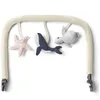 Image de Ergobaby Transat Evolve Arche de jeux, accessoire pour le Transat 3-en-1 d'Ergobaby pour nouveau-nés dès la naissance, Ocean Wonders - Cream