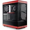 Image de Tour midi HYTE Y40 Tempered Glass Boîtier PC noir-rouge