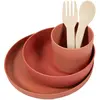 Image de B-Set Vaisselle Bio 5 pièces Terracotta