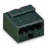 Image de Borne de raccordement WAGO 243-204 flexible: 0.6- rigide: -0.8 mm² Nombre de pôles: 4 gris foncé 1 pc(s)