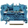 Image de Borne de passage WAGO 2001-1204 4.20 mm ressort de traction Affectation: N bleu 1 pc(s)