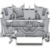 Image de Borne de passage WAGO 2002-1201 5.20 mm ressort de traction Affectation: L gris 1 pc(s)