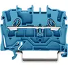 Image de Borne de passage WAGO 2002-1204 5.20 mm ressort de traction Affectation: N bleu 1 pc(s)