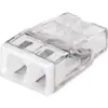 Image de Borne de raccordement WAGO 2273-202-1 flexible: - rigide: 0.5-2.5 mm² Nombre de pôles: 2 transparent, blanc 1 pc(s)