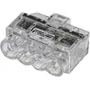Image de Borne de raccordement HellermannTyton HCPM-4 148-90038 flexible: 1-2.5 mm² rigide: 0.5-2.5 mm² Nombre de pôles: 4 transparent 1 pc(s)