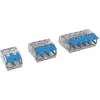 Image de Borne de raccordement Degson DG221-5.6-02P-17-12A(H) flexible: 0.14-4.0 mm² rigide: 0.20-4.0 mm² Nombre de pôles: 2 transparent, bleu 1 pc(s)