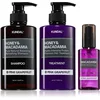 Image de KUNDAL Honey & Macadamia Pink Grapefruit ensemble pour cheveux secs et abîmés