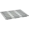 Image de De Buyer - Plaque de 15 mini Financiers ELASTOMOULE en mousse de silicone - 21 x 17,6 cm, portion 4,9 x 2,6 cm -, Gris