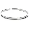 Image de DE BUYER - Cercle à tarte rond en inox à bord roulé - 28 x 2 cm - Surface Lisse, Démoulage Facile, Pour des Résultats Sans Défaut et Délicieux, Argent (Lot de 2)