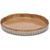 Image de DE BUYER - Moule à tarte à fond amovible en inox perforé - Diamètre 28 cm
