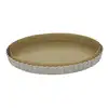 Image de Moule à tarte amovible 28 cm inox perforé et feuille de cuisson antiadhésive De Buyer
