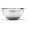 Image de De Buyer - Bassine demi-sphérique "Cul-de-Poule" en inox avec fond en silicone - Diamètre 16 cm -, Argent