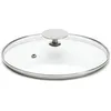 Image de De Buyer - Couvercle en verre avec pontet en inox - Diamètre 18 cm -