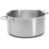 Image de De Buyer - Faitout couvercle en inox 3 couches ALCHIMY - 28 cm - Fabriqué en France, Maîtrise de la Cuisson, Inox 18/10, Tous Feux + Four, Finition Poli Brossé, Gris