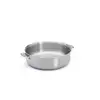 Image de Sauteuse droite tout inox Alchimy Loqy sans manche 24 cm De Buyer