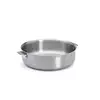 Image de Sauteuse droite tout inox Alchimy Loqy sans manche 28 cm De Buyer