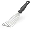 Image de DE BUYER - Spatule Flexible Ajourée en Acier Inoxydable FKOfficium - 31 cm