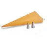 Image de De Buyer - Lot : 1 poche pâtissière + 2 douilles en inox - Longueur 35 cm -, Orange