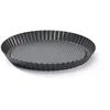 Image de DE BUYER - Moule rond spécial tarte aux fruits en acier antiadhésif | Diamètre 28 cm
