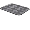 Image de DE BUYER - Plaque de 12 madeleines en acier antiadhésif - 26 x 20 x 1,4 cm