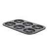 Image de Plaque 6 mini savarins acier De Buyer